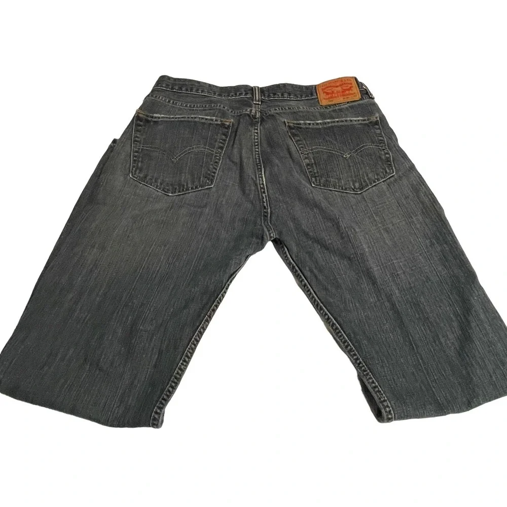 Levi's Jeans 505 Mens 36X32 Blue Denim Pants Mid Rise Regular Straight Fast Ship